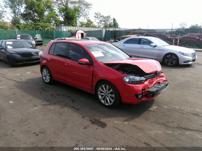 2012 VOLKSWAGEN GOLF TDI 4-DOOR