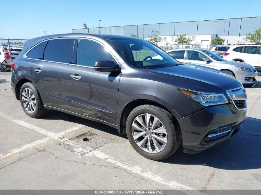 2014 ACURA MDX TECHNOLOGY PKG W/ENTERTAINMENT PKG