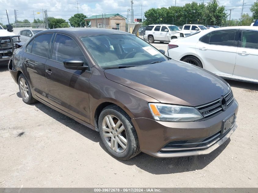 2015 VOLKSWAGEN JETTA 2.0L S