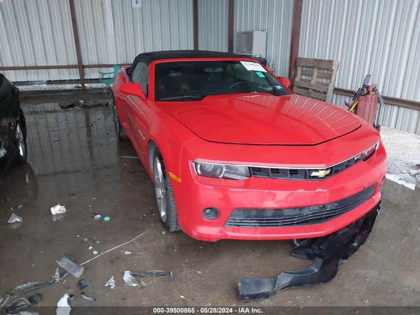 2015 CHEVROLET CAMARO 2LT