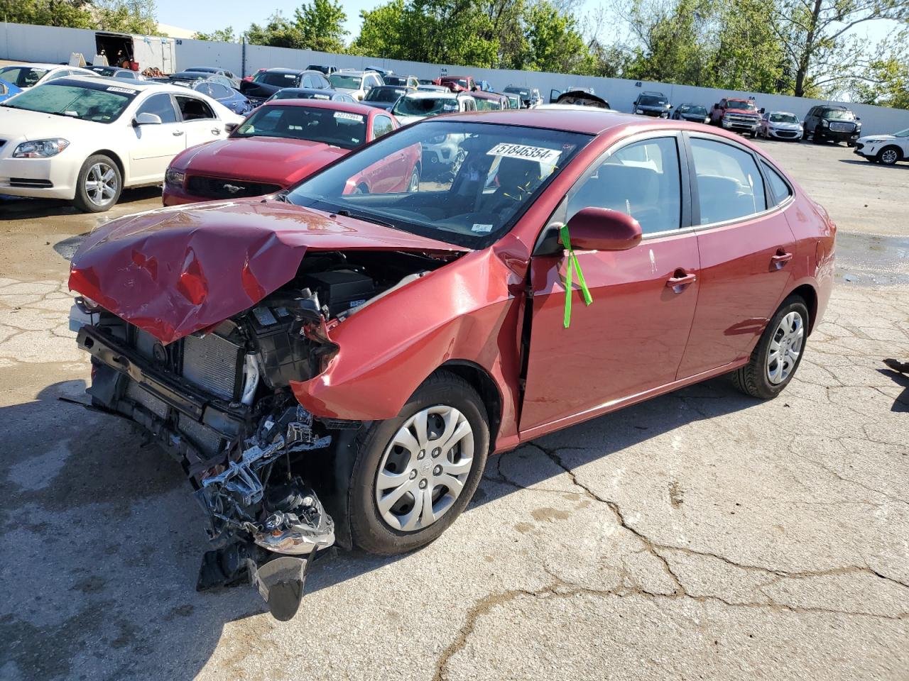 2010 HYUNDAI ELANTRA BLUE