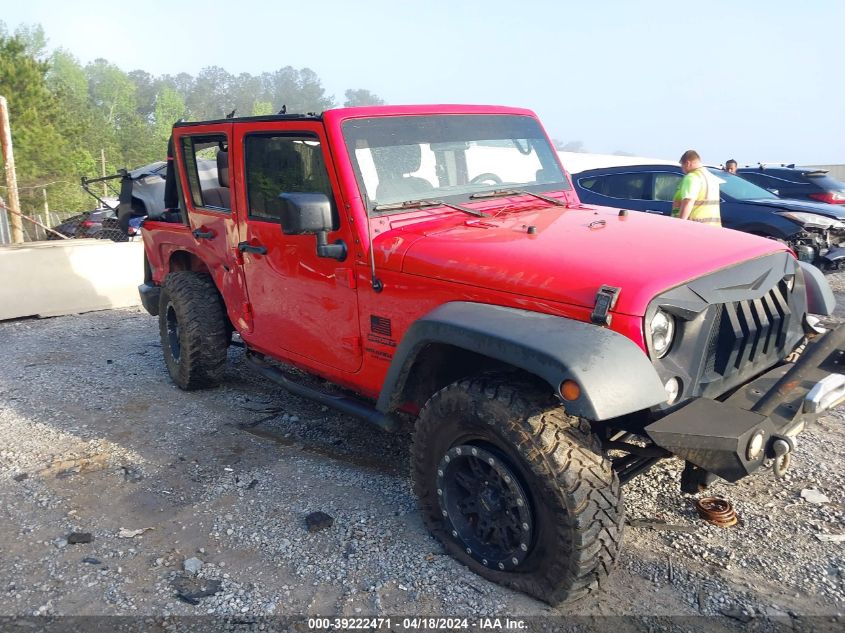 2017 JEEP WRANGLER UNLIMITED SPORT 4X4