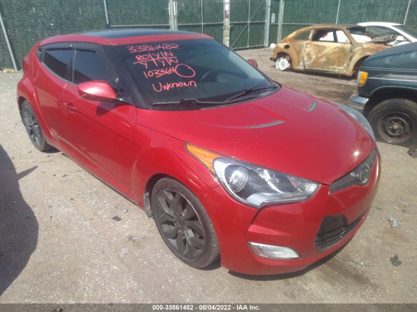 2012 HYUNDAI VELOSTER BASE W/GRAY