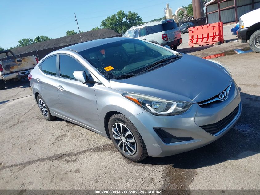 2016 HYUNDAI ELANTRA SE