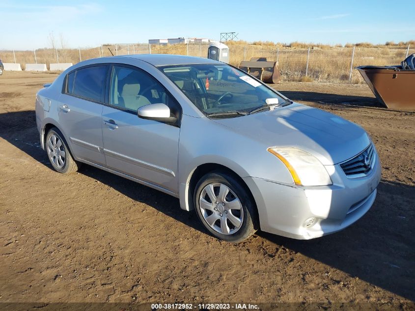 2012 NISSAN SENTRA 2.0 S