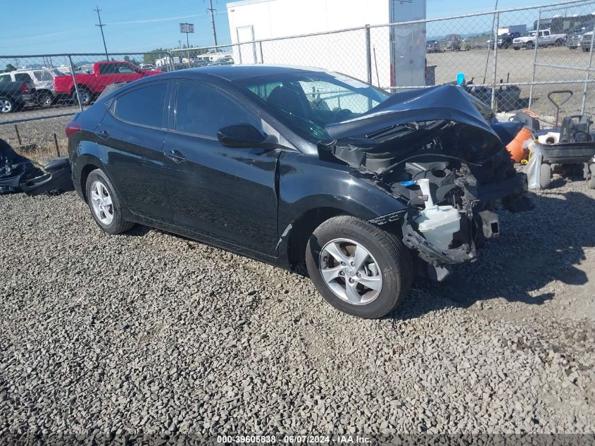 2014 HYUNDAI ELANTRA SE/SPORT/LIMITED