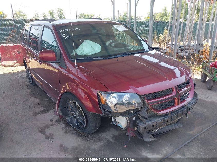 2017 DODGE GRAND CARAVAN GT