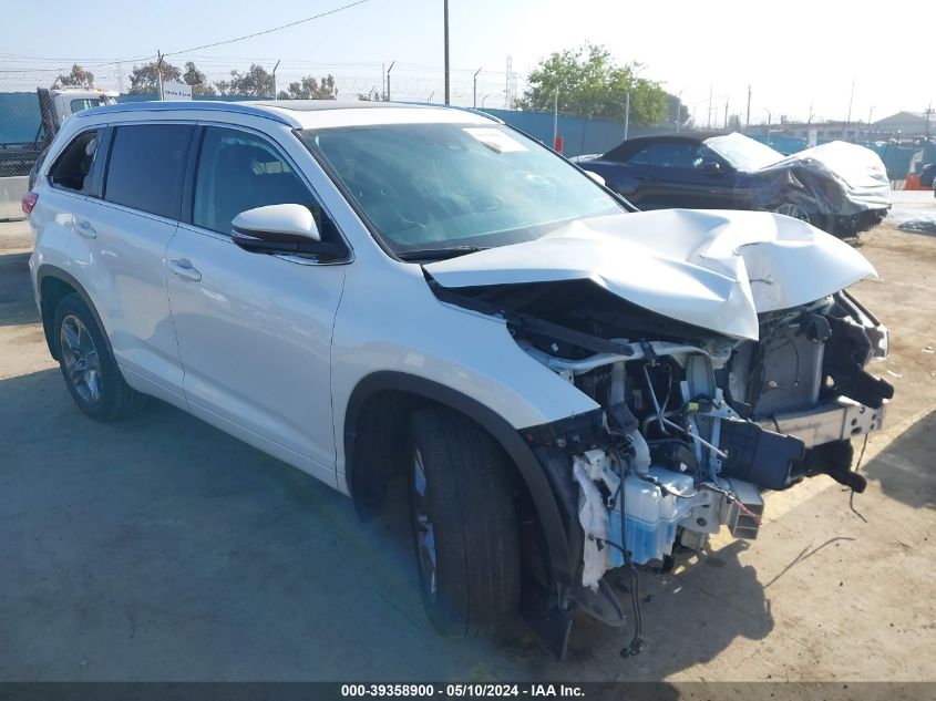 2018 TOYOTA HIGHLANDER LIMITED PLATINUM