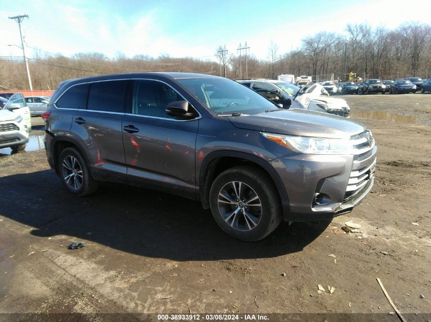 2019 TOYOTA HIGHLANDER LE