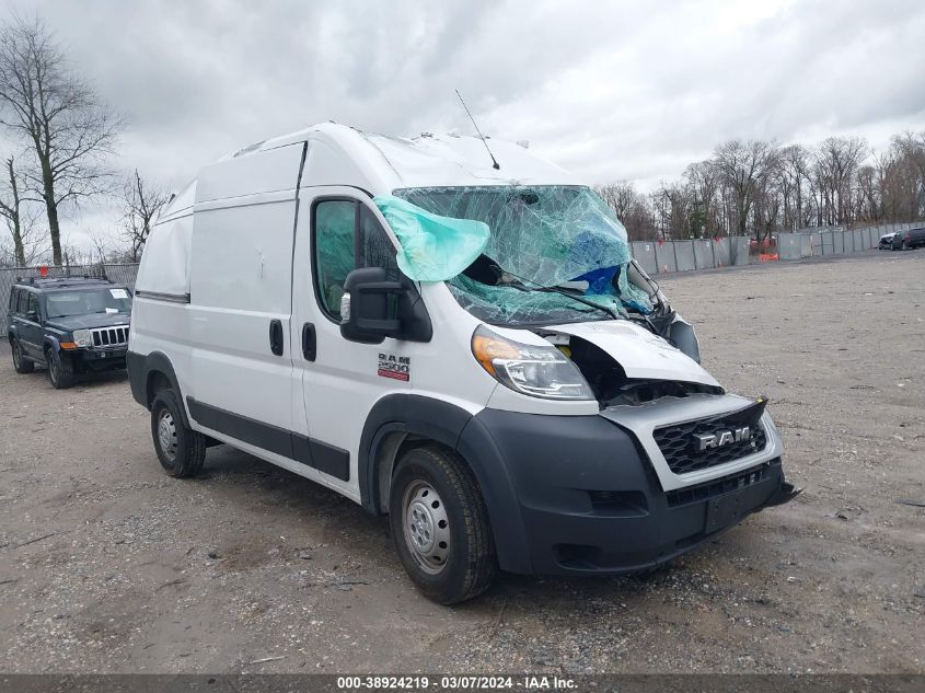 2019 RAM PROMASTER 2500 HIGH ROOF 136 WB