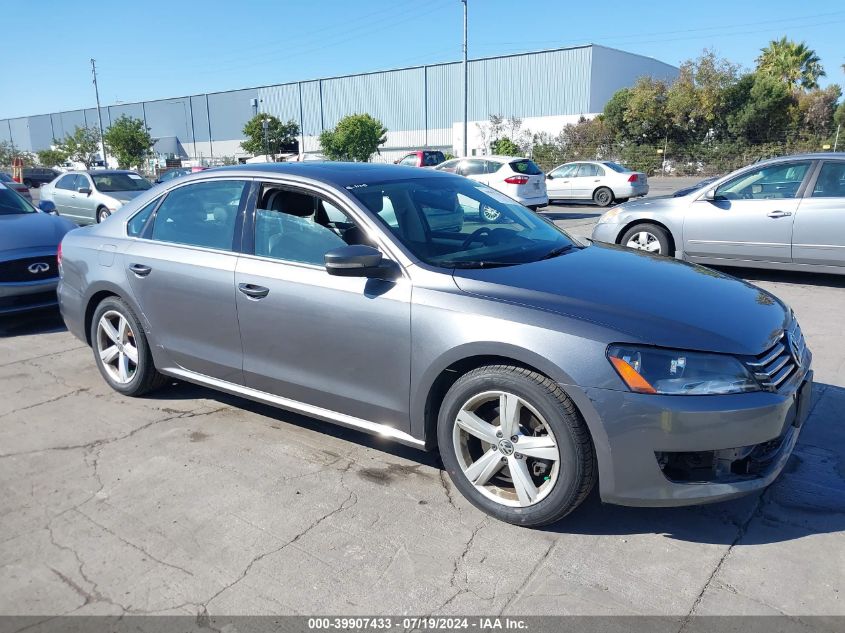 2013 VOLKSWAGEN PASSAT 2.5L SE