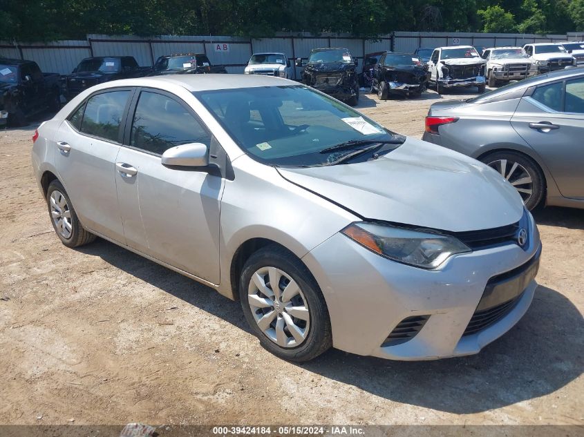 2016 TOYOTA COROLLA LE