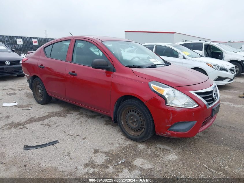 2015 NISSAN VERSA 1.6 S+