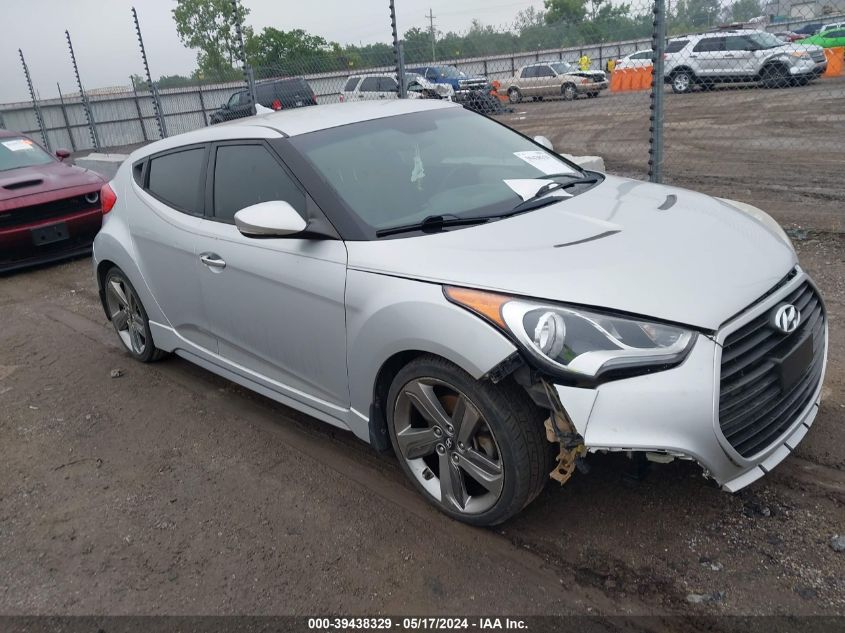 2013 HYUNDAI VELOSTER TURBO W/BLUE