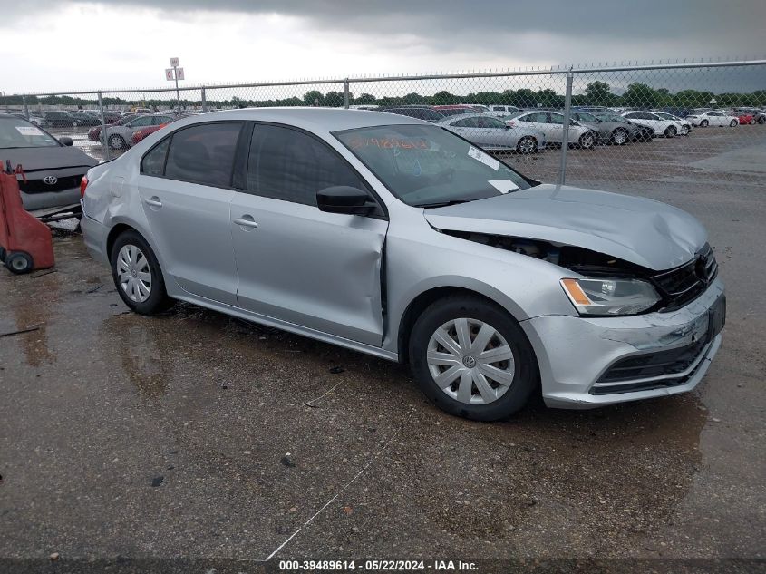 2015 VOLKSWAGEN JETTA 2.0L S