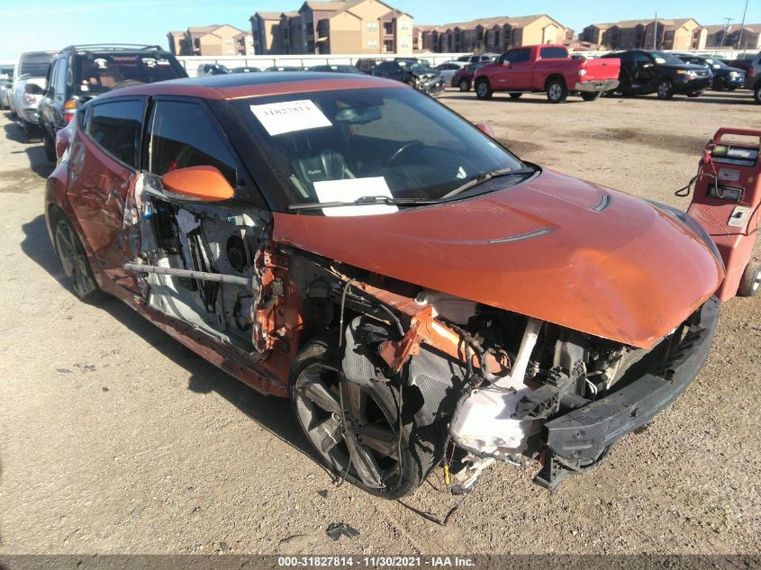 2013 HYUNDAI VELOSTER TURBO W/BLACK