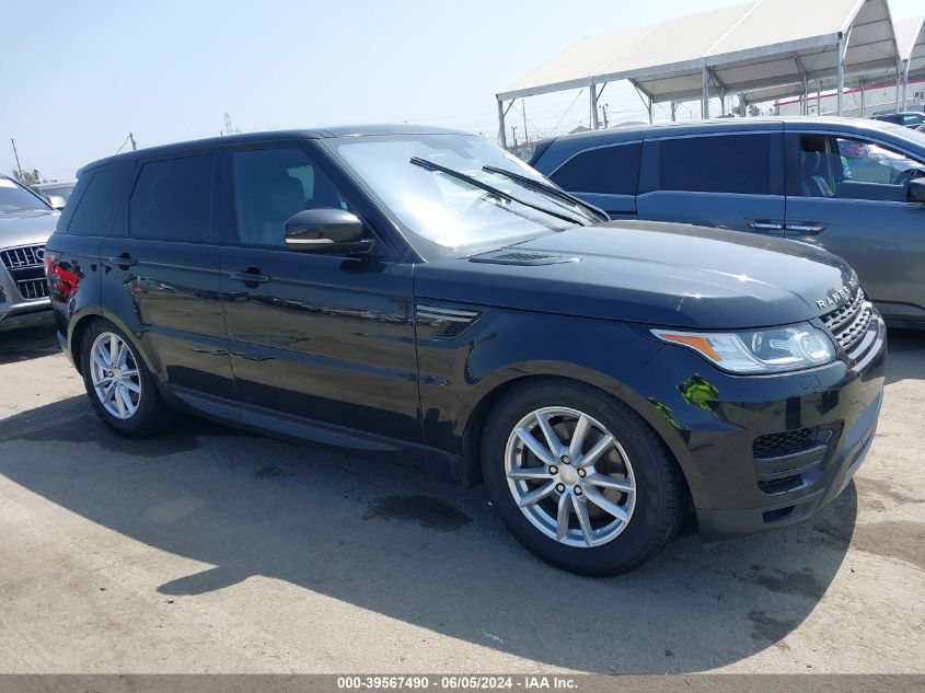 2016 LAND ROVER RANGE ROVER SPORT 3.0L V6 TURBOCHARGED DIESEL SE TD6