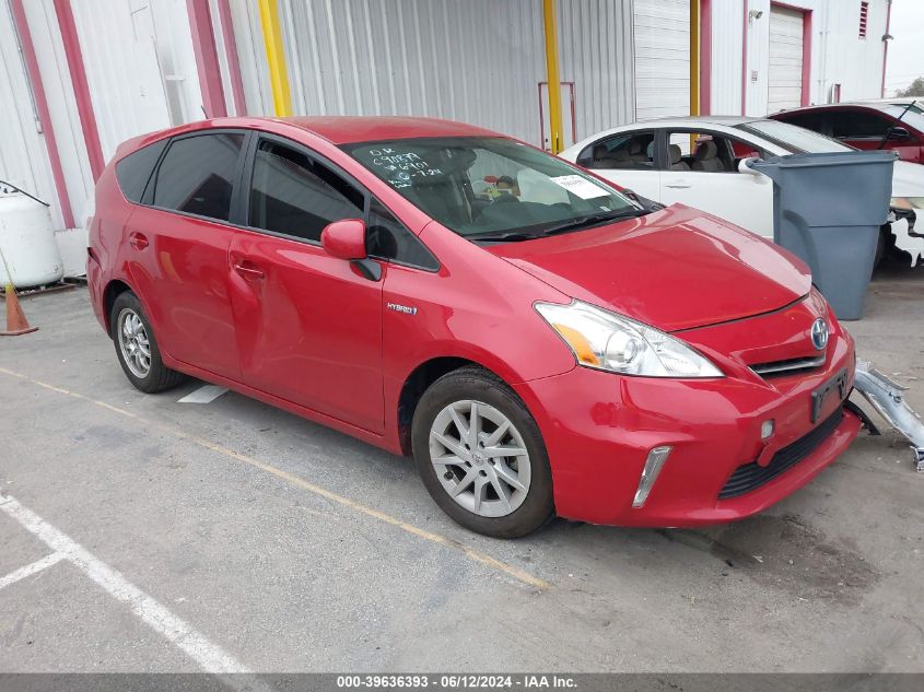 2013 TOYOTA PRIUS V THREE