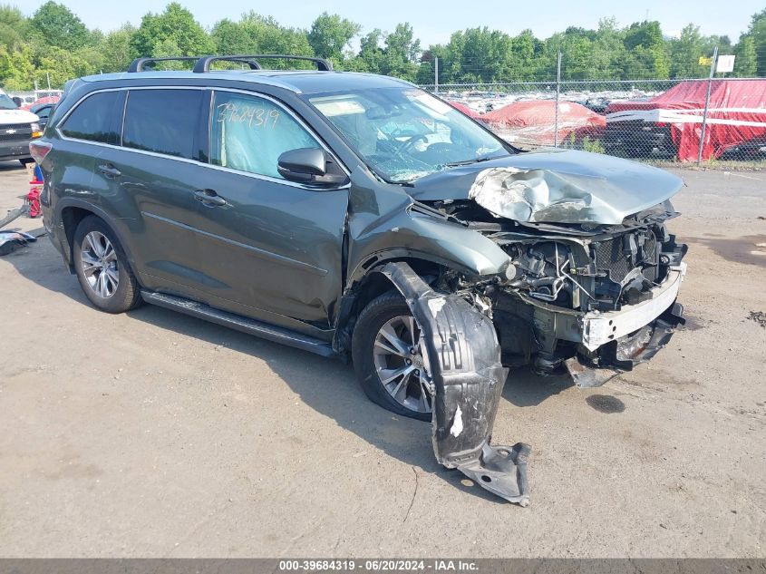 2015 TOYOTA HIGHLANDER XLE V6