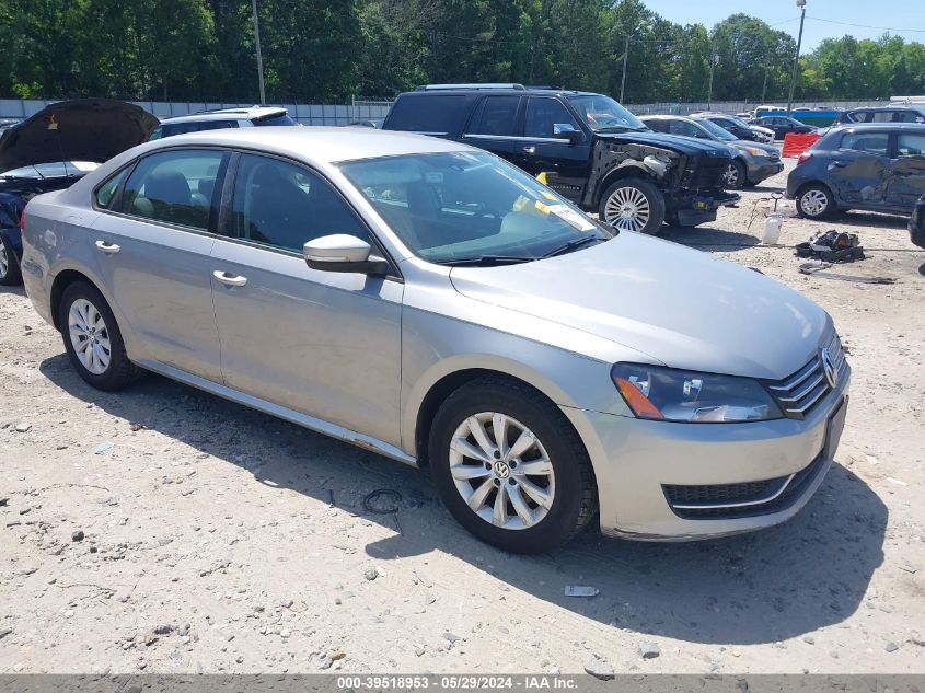 2013 VOLKSWAGEN PASSAT 2.5L S