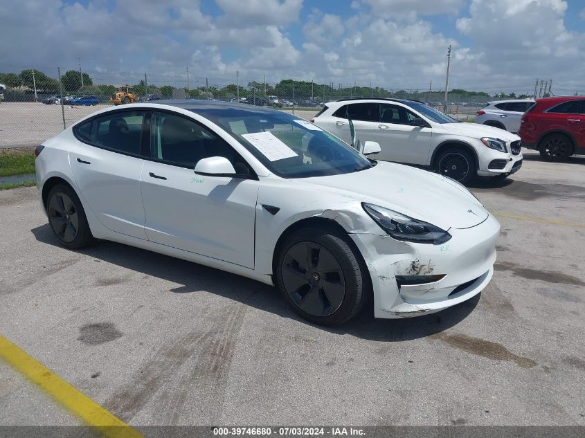 2022 TESLA MODEL 3