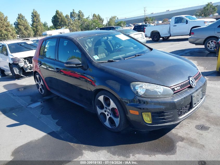 2012 VOLKSWAGEN GTI 4-DOOR