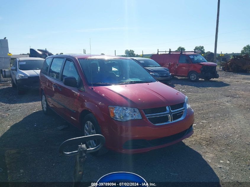 2015 DODGE GRAND CARAVAN AMERICAN VALUE PKG