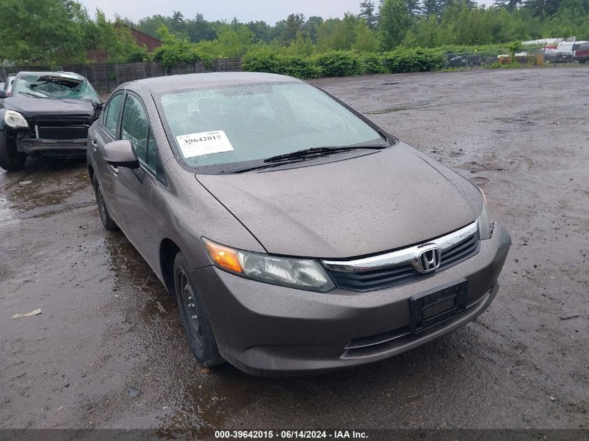 2012 HONDA CIVIC LX