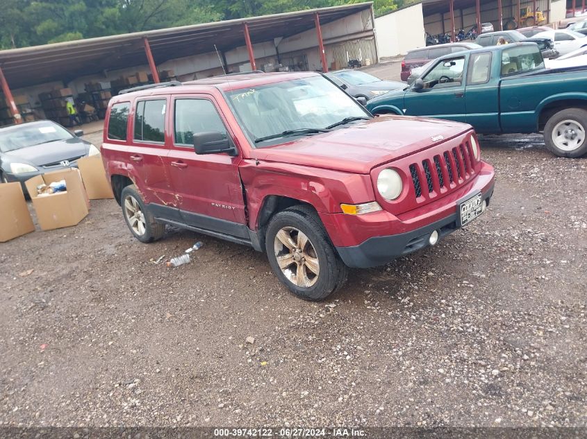 2012 JEEP PATRIOT LATITUDE