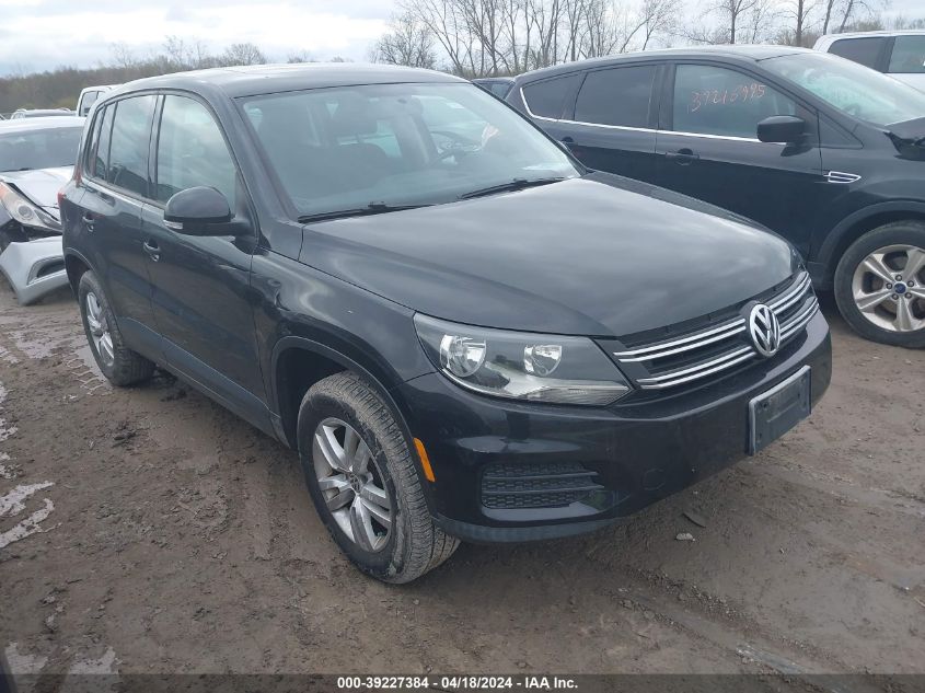 2012 VOLKSWAGEN TIGUAN S