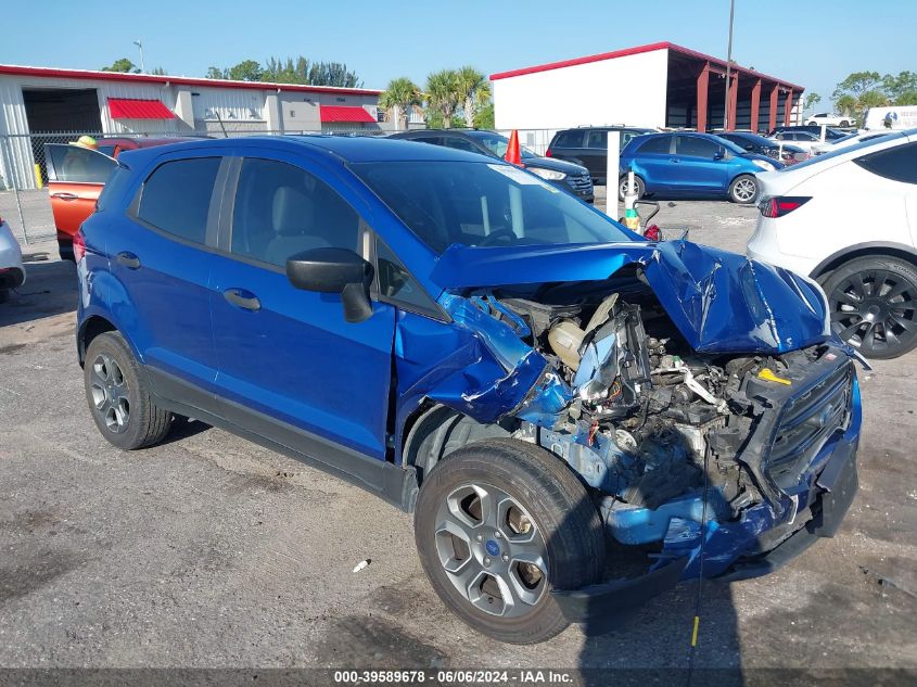 2019 FORD ECOSPORT S