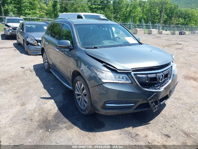 2015 ACURA MDX TECHNOLOGY PACKAGE