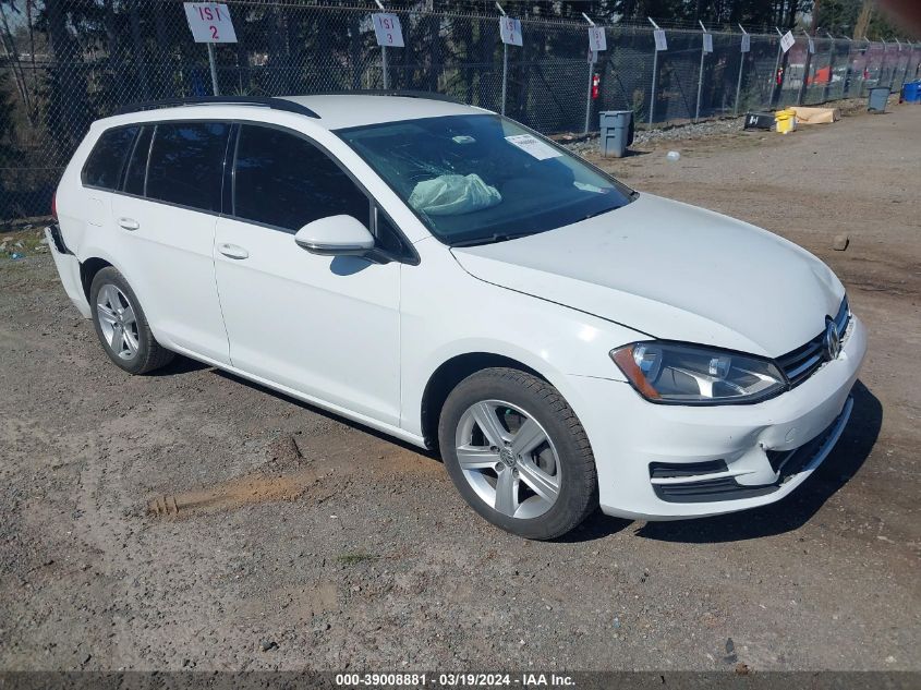 2015 VOLKSWAGEN GOLF SPORTWAGEN TDI S 4-DOOR