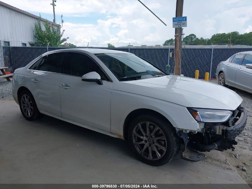 2020 AUDI A4 PREMIUM 40 TFSI FRONT-WHEEL DRIVE S TRONIC