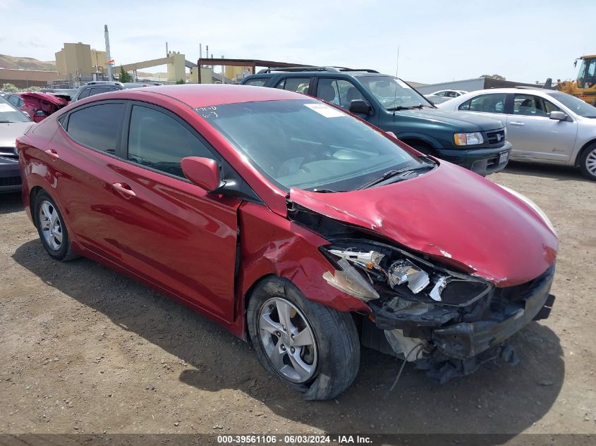 2014 HYUNDAI ELANTRA SE