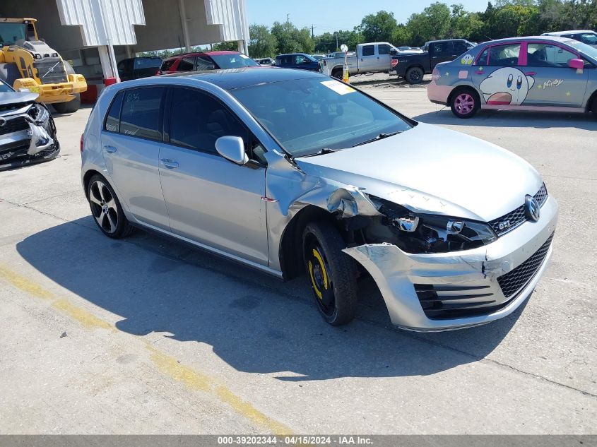 2016 VOLKSWAGEN GOLF GTI SE 4-DOOR