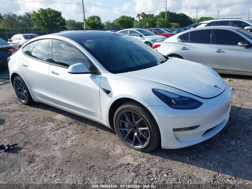 2022 TESLA MODEL 3