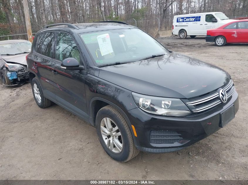 2016 VOLKSWAGEN TIGUAN S