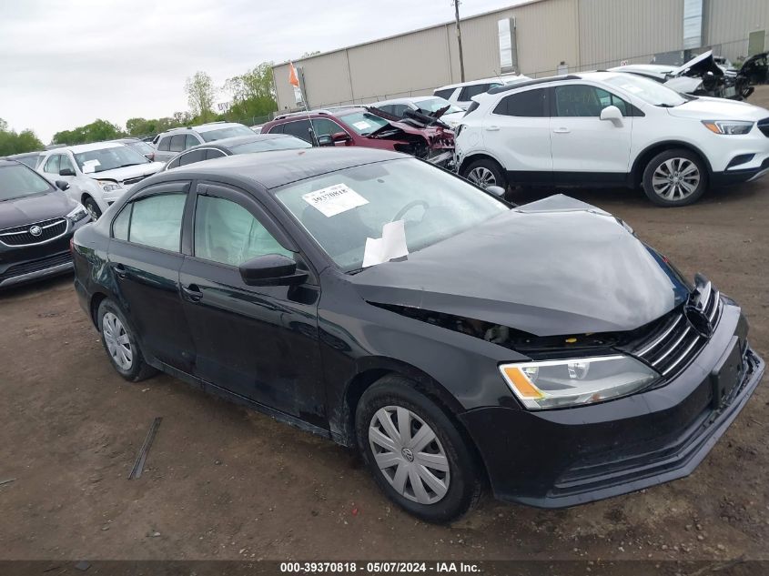 2015 VOLKSWAGEN JETTA 2.0L S