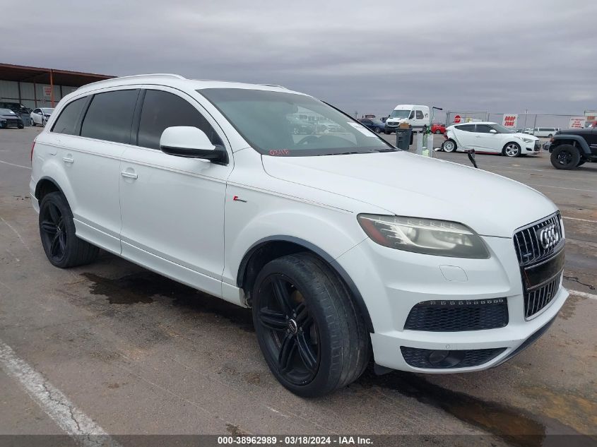 2014 AUDI Q7 3.0T S LINE PRESTIGE