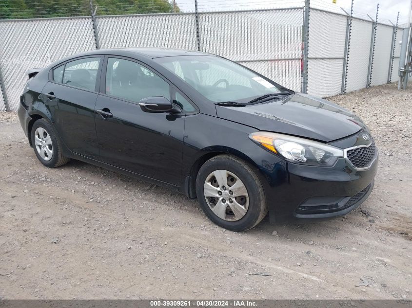 2016 KIA FORTE LX