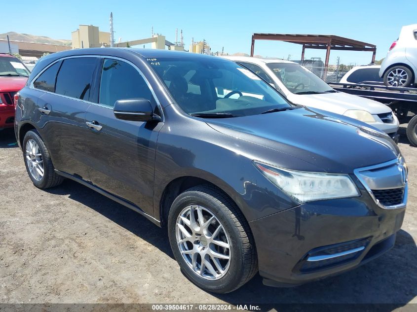 2014 ACURA MDX TECHNOLOGY PACKAGE