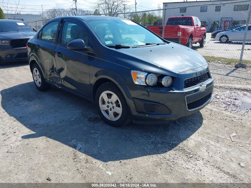 2014 CHEVROLET SONIC LS MANUAL