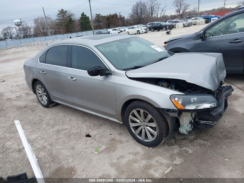 2012 VOLKSWAGEN PASSAT 2.5L SEL