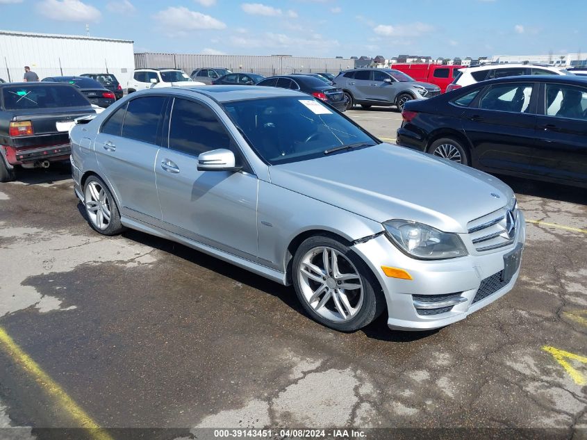 2012 MERCEDES-BENZ C 250 LUXURY/SPORT