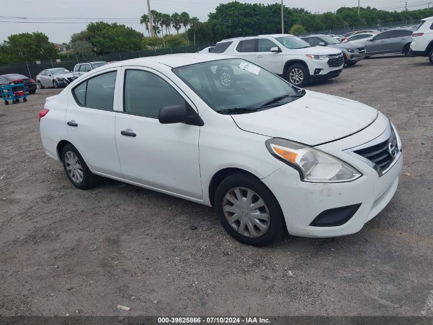 2015 NISSAN VERSA S/S PLUS/SV/SL