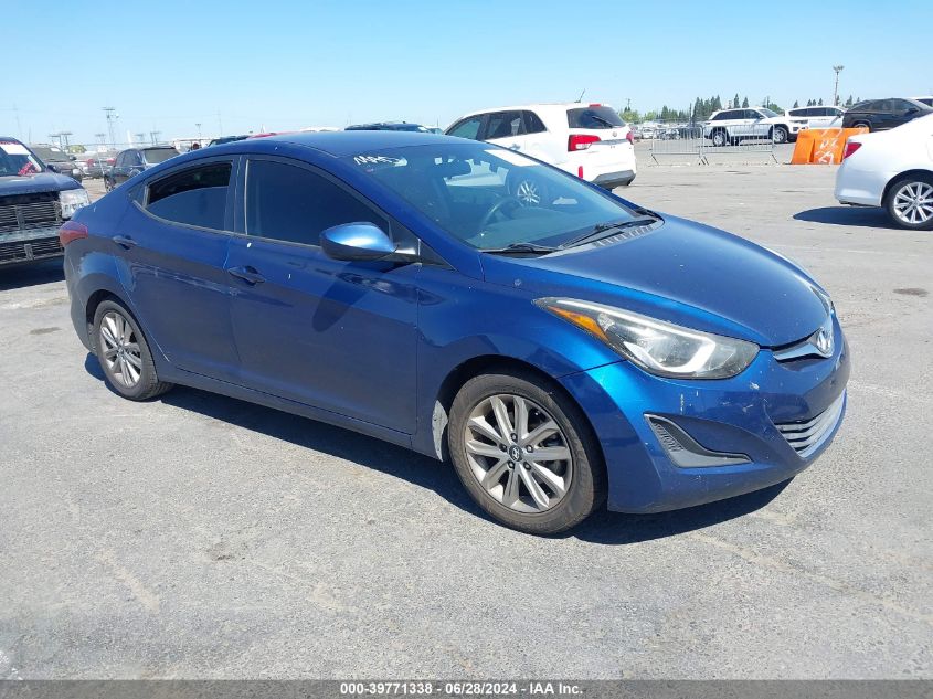 2015 HYUNDAI ELANTRA SE