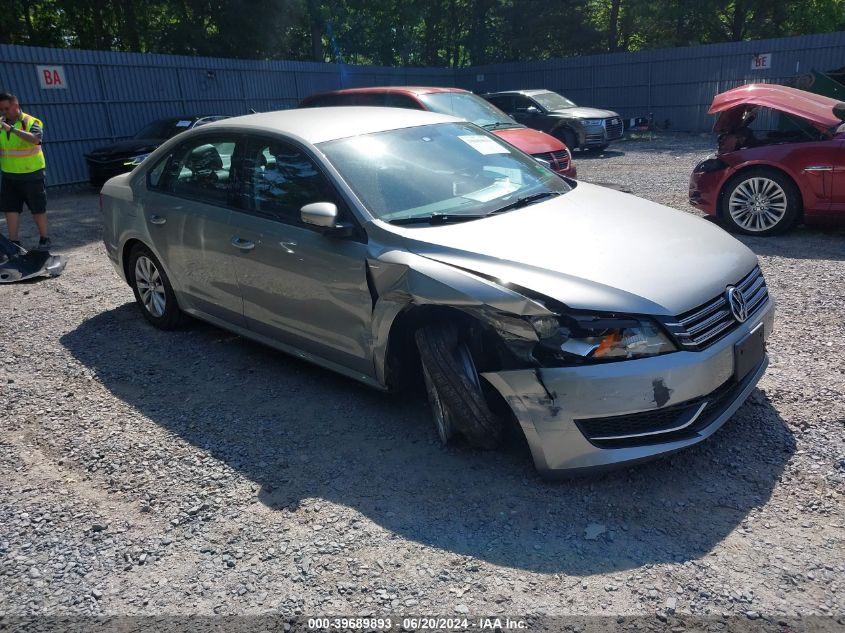 2014 VOLKSWAGEN PASSAT S