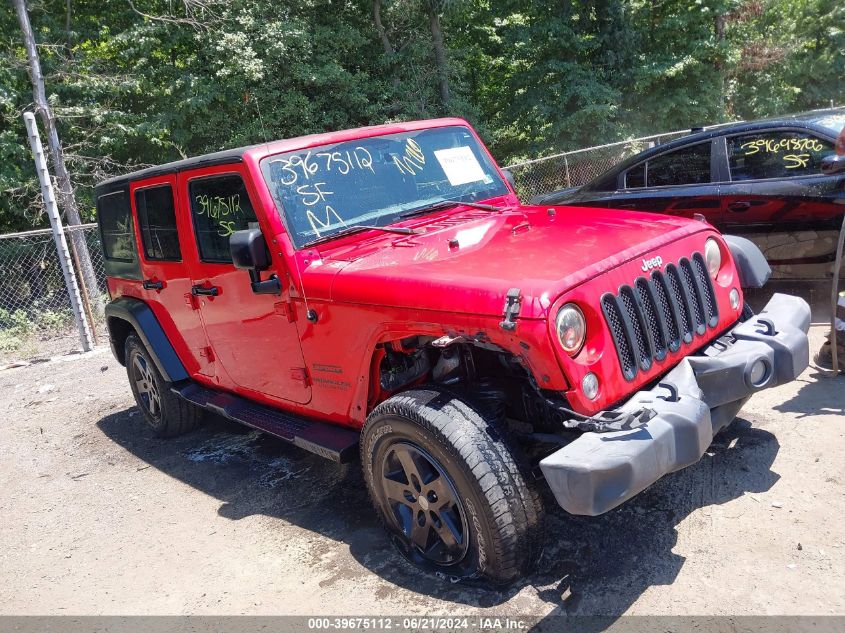 2017 JEEP WRANGLER UNLIMITED SPORT