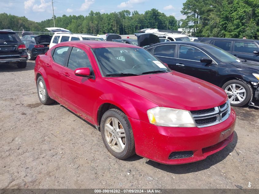 2012 DODGE AVENGER SXT